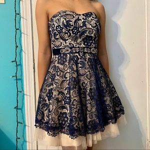 Bee Darlin Lacey Strapless Dress